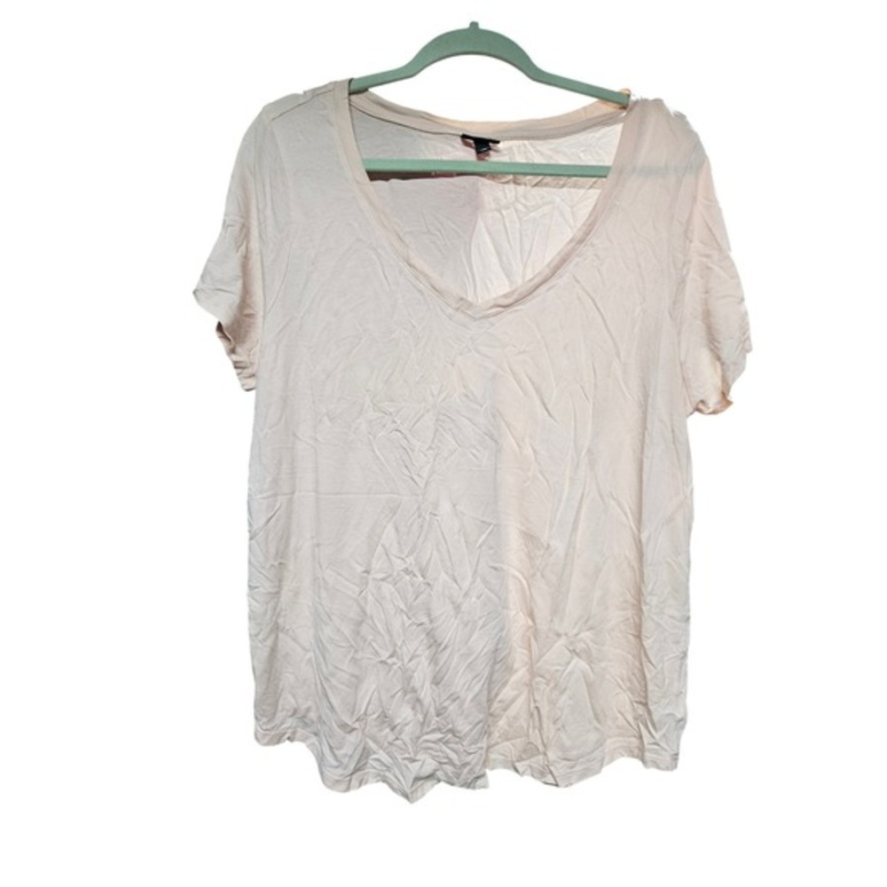 Torrid Women's Plus Size V-Neck‎ T-Shirt Short Sleeve Casual Top